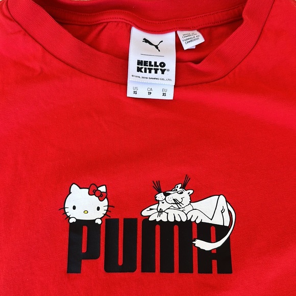 Hello kitty x Puma T-shirt - Picture 3 of 6